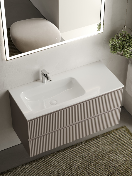 Тумба под раковину Sancos  Snob R SNR100LSM Doha Soft